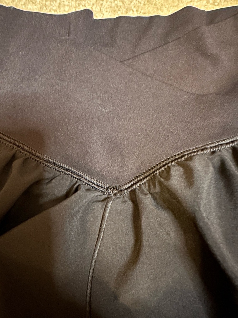 V-Waist Black Athletic Shorts for Women offline by Aerie Size XXS - Picture 3 of 9
